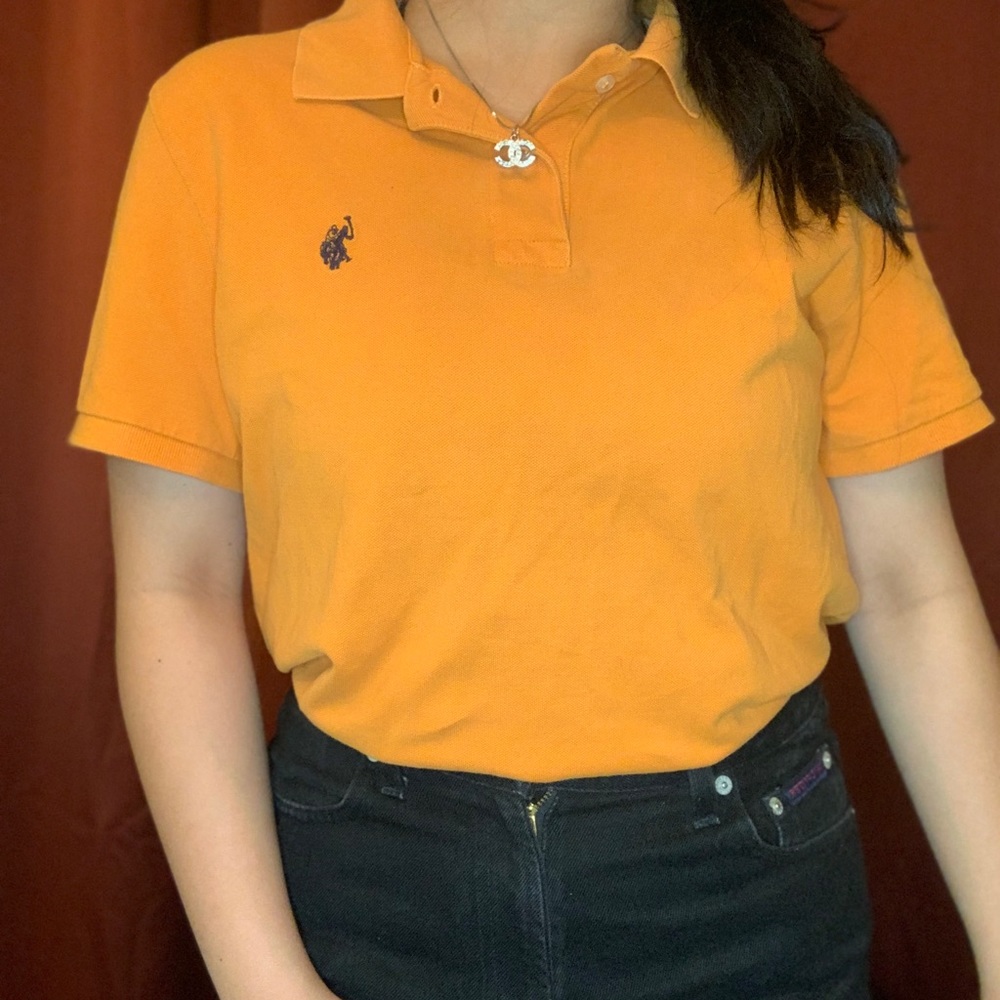 Orange Polo Shirt